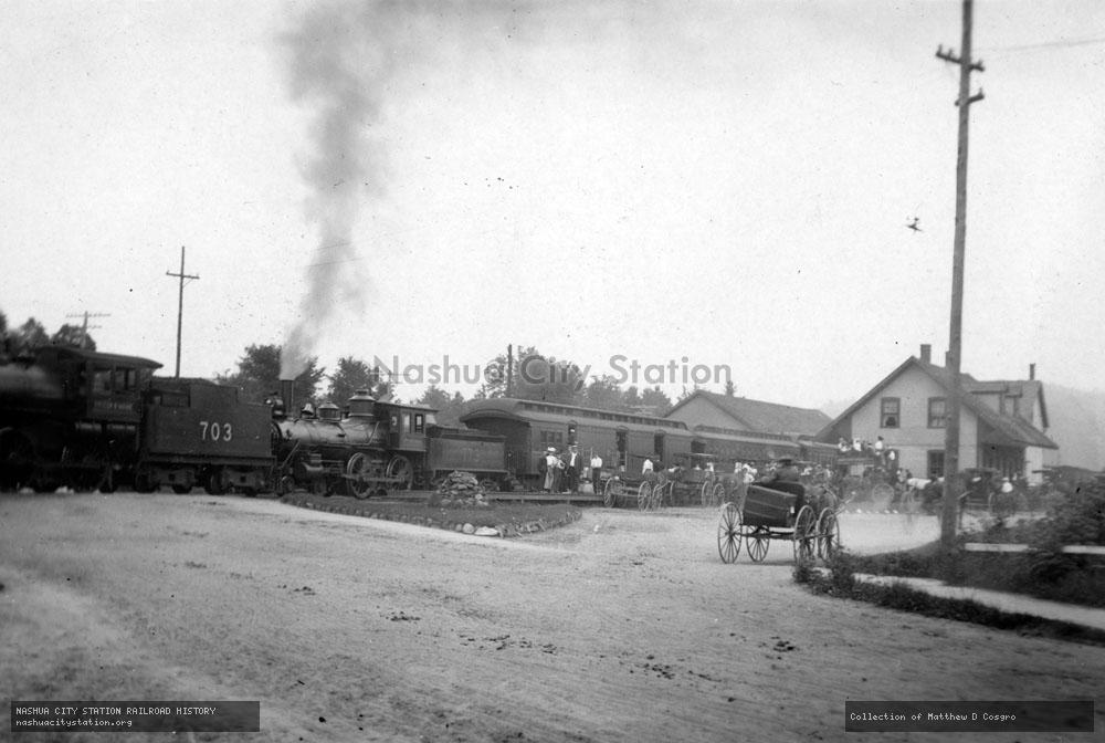 Postcard: Bradford railroad station
